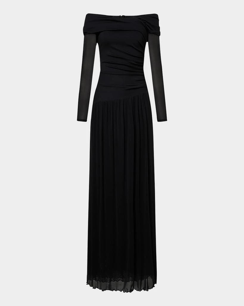 商品Diane von Furstenberg|Aron Ruched Off-Shoulder Gown,价格¥3845,第1张图片