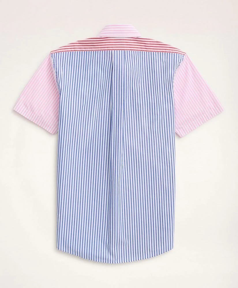 商品Brooks Brothers|Regent Regular-Fit Short-Sleeve Sport Shirt, Poplin  Fun Stripe,价格¥319,第3张图片详细描述