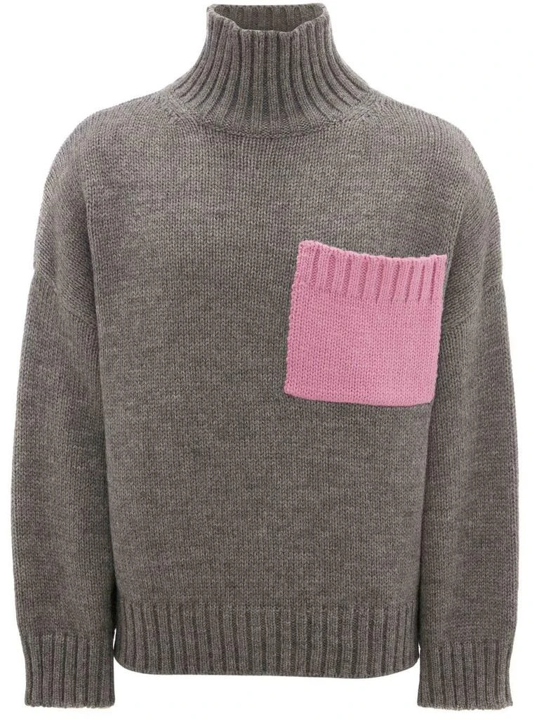 商品JW Anderson|J.W. ANDERSON Patch pocket jumper,价格¥3087,第1张图片