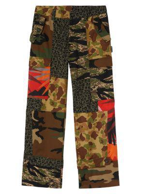 商品Palm Angels|Mixed Fabric Cargo Pants,价格¥3936,第1张图片