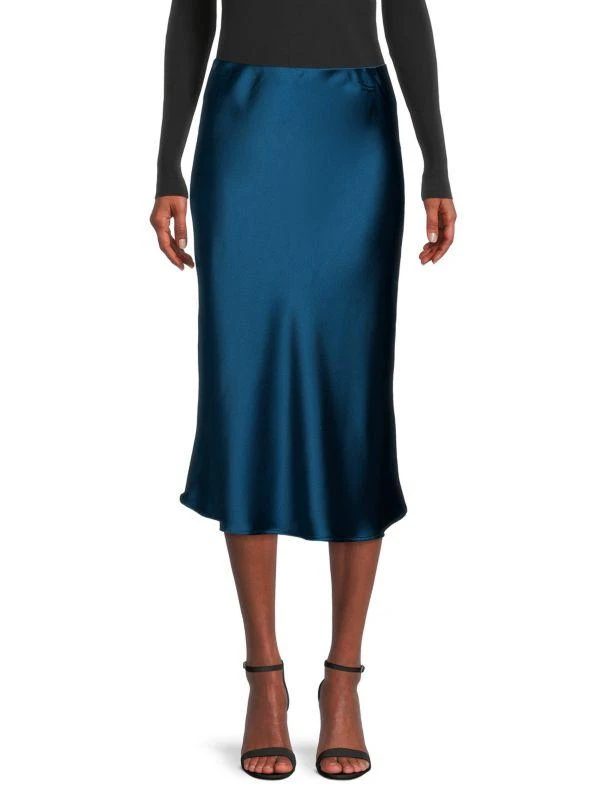 商品Renee C.|Satin Midi Skirt,价格¥241,第1张图片