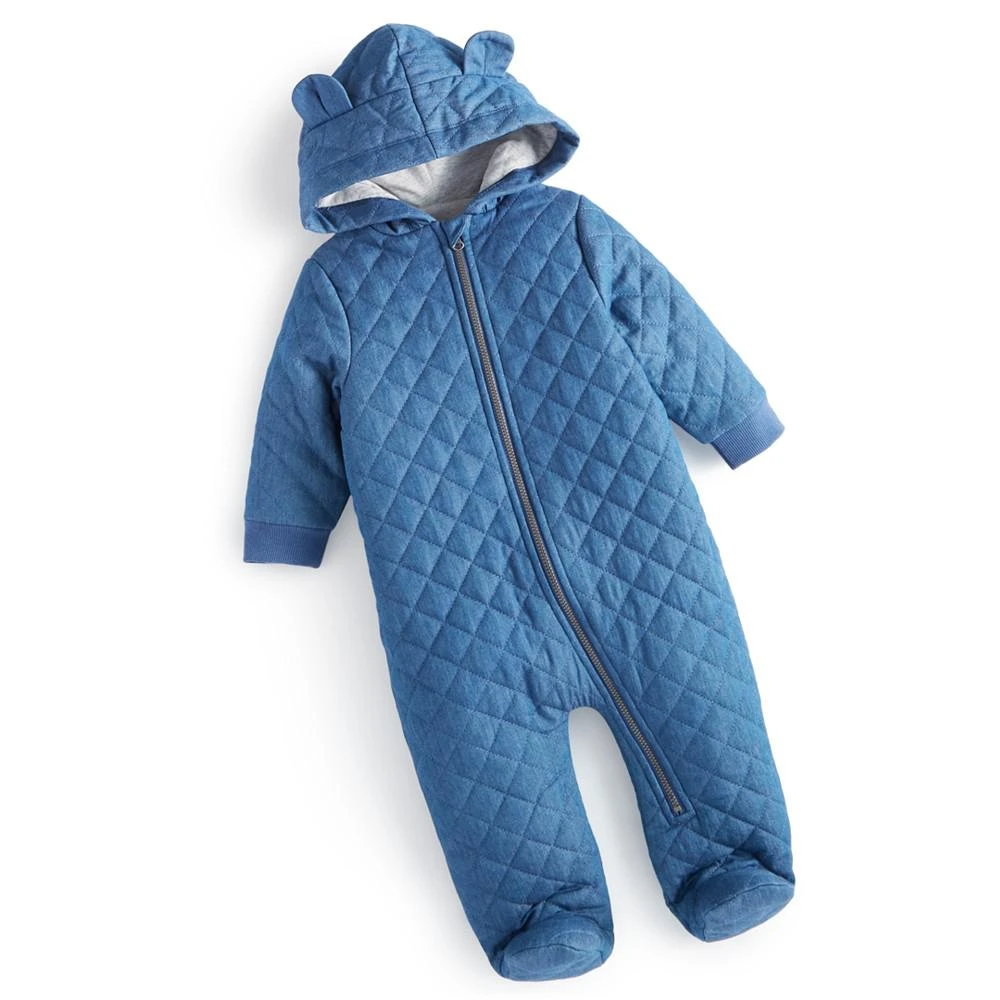 商品First Impressions|Baby Boys Denim Snowsuit, Created for Macy's,价格¥166,第1张图片
