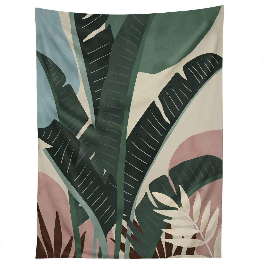 商品DENY Designs|Marta Barragan Camarasa Modern Jungle Shapes Tapestry,价格¥170,第3张图片详细描述