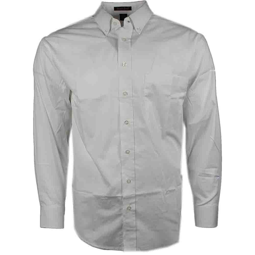 EZCare Pinpoint Long Sleeve Button Up Shirt商品第1张图片规格展示