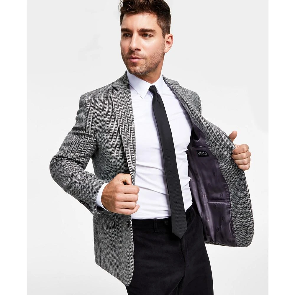 商品Ralph Lauren|Men's Wool Classic-Fit Ultraflex Stretch  Blazers,价格¥2815,第4张图片详细描述
