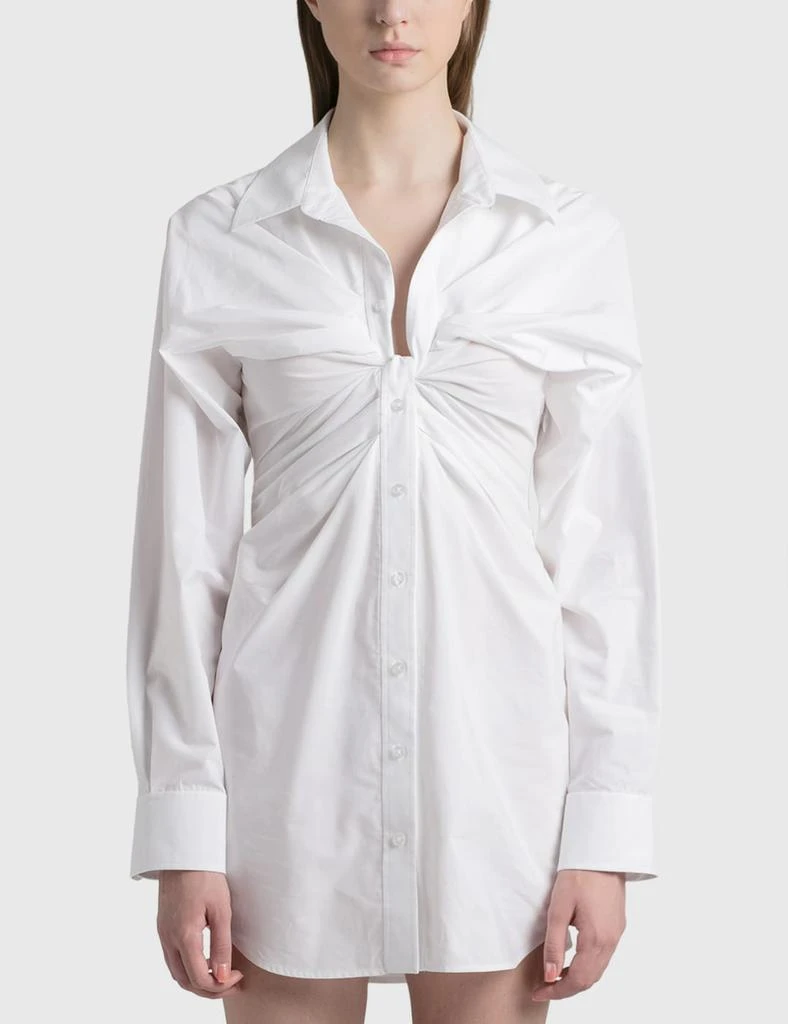 商品Alexander Wang|TWIST FRONT SHIRT DRESS,价格¥1467,第1张图片