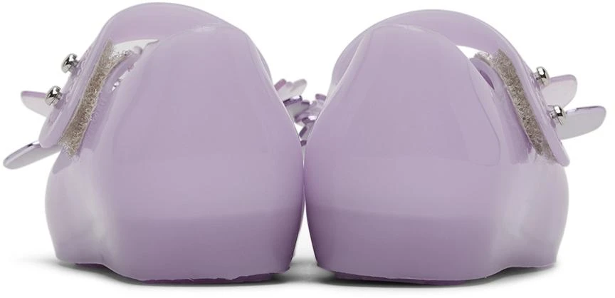 商品Mini Melissa|Baby Purple Ultragirl Fly III Flats,价格¥258,第2张图片详细描述