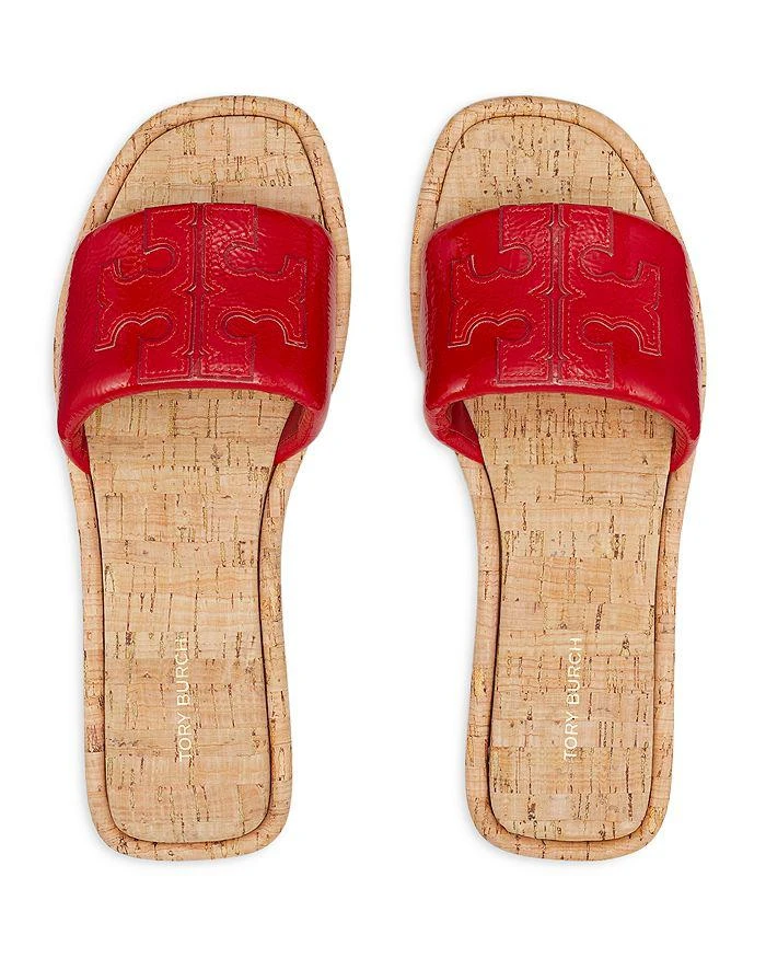 商品Tory Burch|Women's Square Toe Double T Sport Slide Sandals   ,价格¥881,第3张图片详细描述