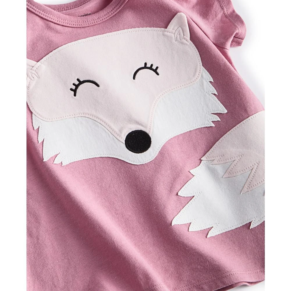 商品First Impressions|Baby Girls Francie Fox T-Shirt, Created for Macy's,价格¥30,第3张图片详细描述
