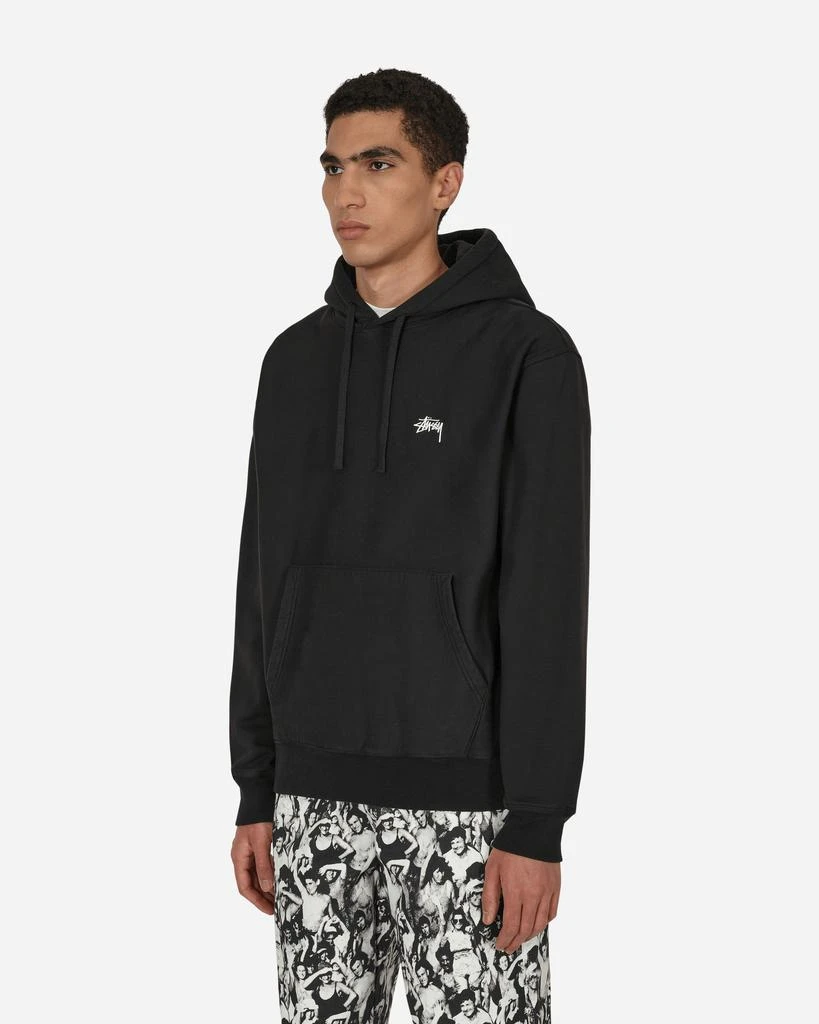 商品STUSSY|Stock Logo Hooded Sweatshirt Black,价格¥1084,第2张图片详细描述