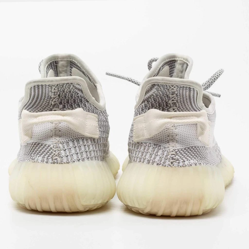 商品[二手商品] YEEZY|Yeezy x adidas Grey/White Knit Fabric 350 V2 Static Sneakers Size 45 1/3,价格¥3140,第5张图片详细描述