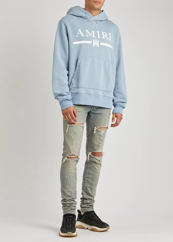 商品AMIRI|MA Bar blue logo hooded cotton sweatshirt,价格¥4266,第4张图片详细描述