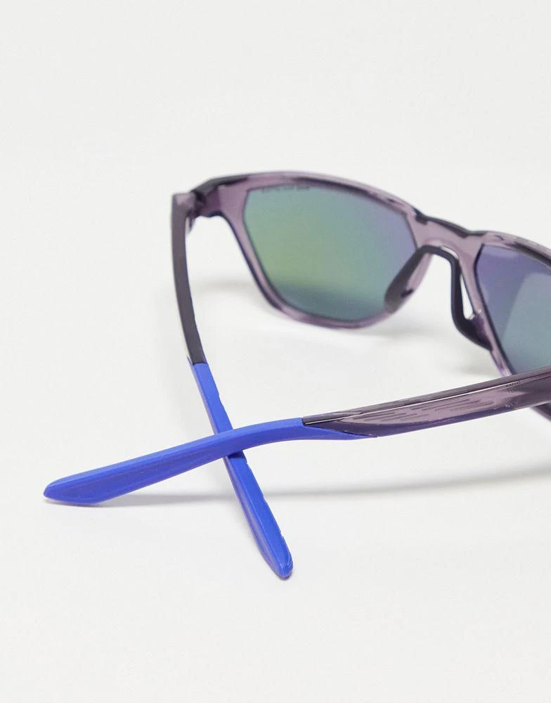 商品NIKE|Nike Maverick Rise performance purple lens sunglasses in grey,价格¥1287,第2张图片详细描述