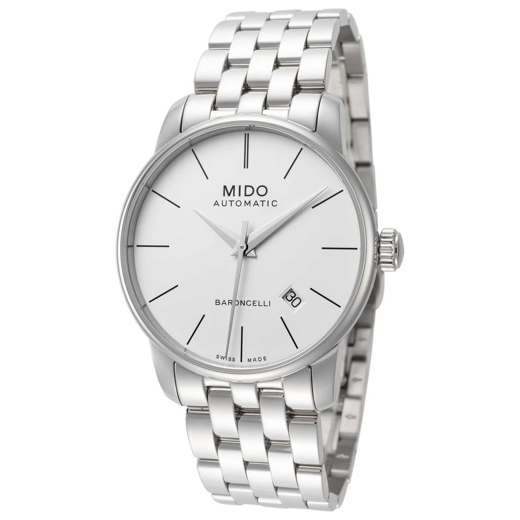 商品MIDO|美度 贝伦赛丽 男士机械腕表 钢带 38mm M86004761,价格¥3022,第1张图片