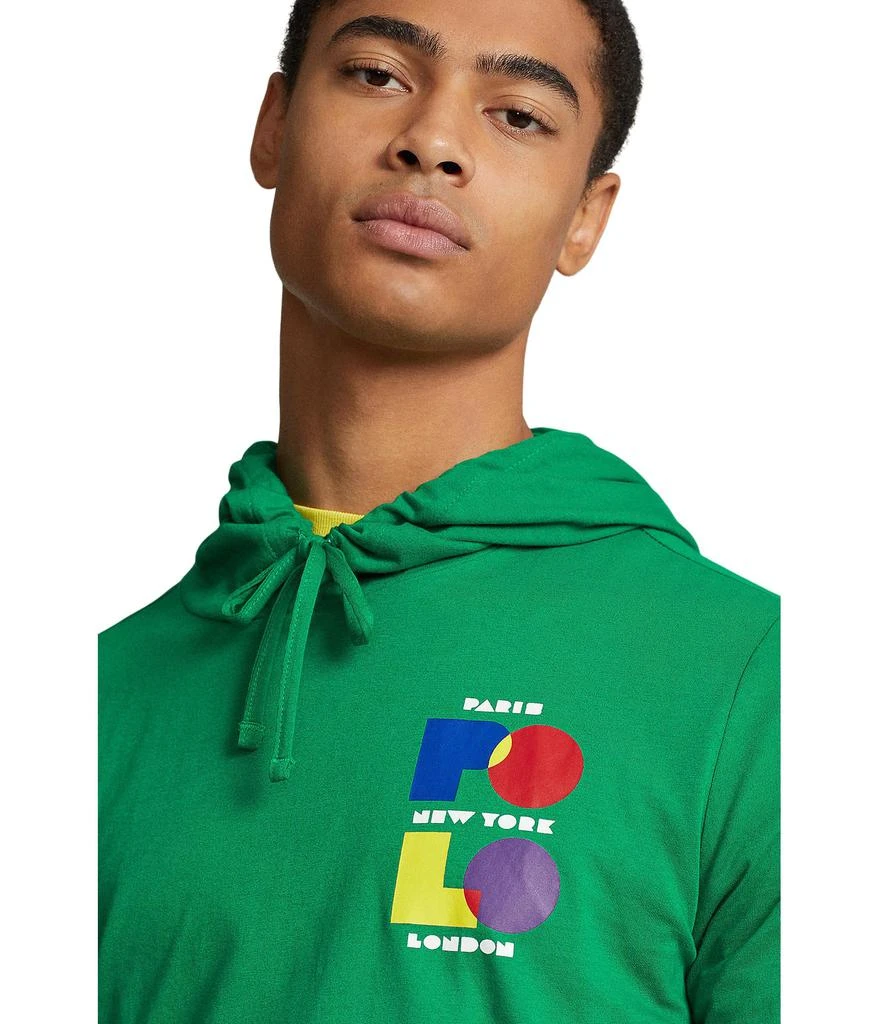 商品Ralph Lauren|Logo Jersey Hooded T-Shirt,价格¥417,第3张图片详细描述