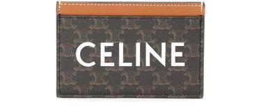 商品Celine|Celine Triomphe 帆布印花卡夹,价格¥1781,第4张图片详细描述