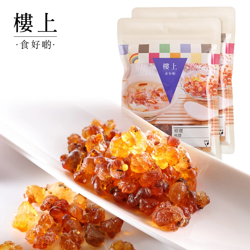 商品Loushang|中国香港楼上 精选桃胶 桃胶250g*2袋,价格¥117,第1张图片