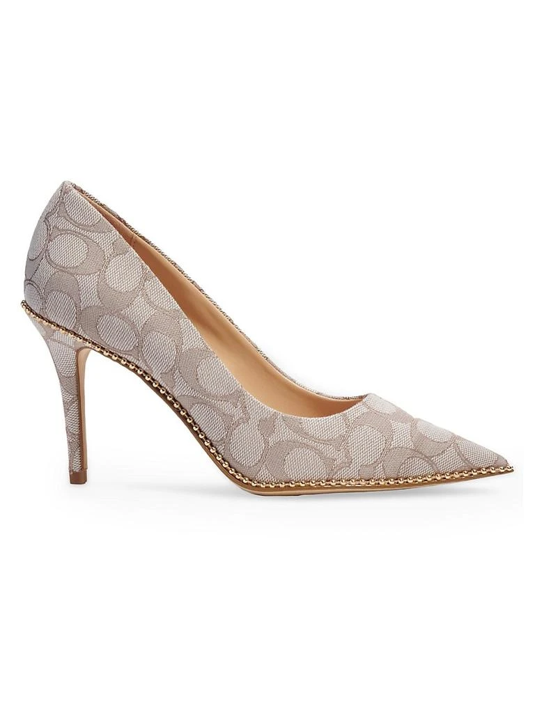 商品Coach|Waverly Jacquard Pumps,价格¥548,第1张图片