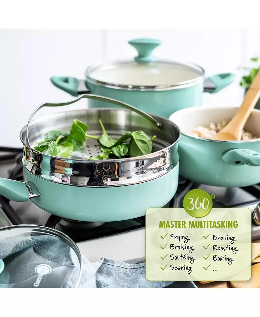 Rio Ceramic Nonstick Cookware Set, 16 Piece 商品