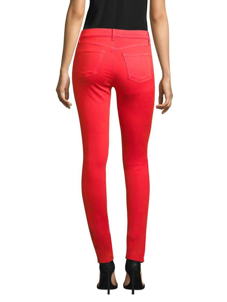 商品J Brand|Mid-Rise Super Skinny Sateen Jeans,价格¥1395,第2张图片详细描述