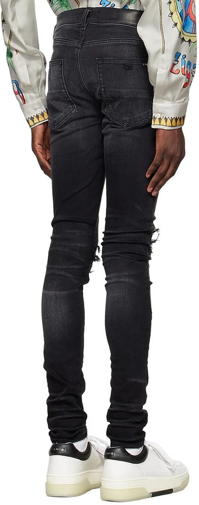 商品AMIRI|Black Ultra Suede MX1 Jeans,价格¥4500,第3张图片详细描述