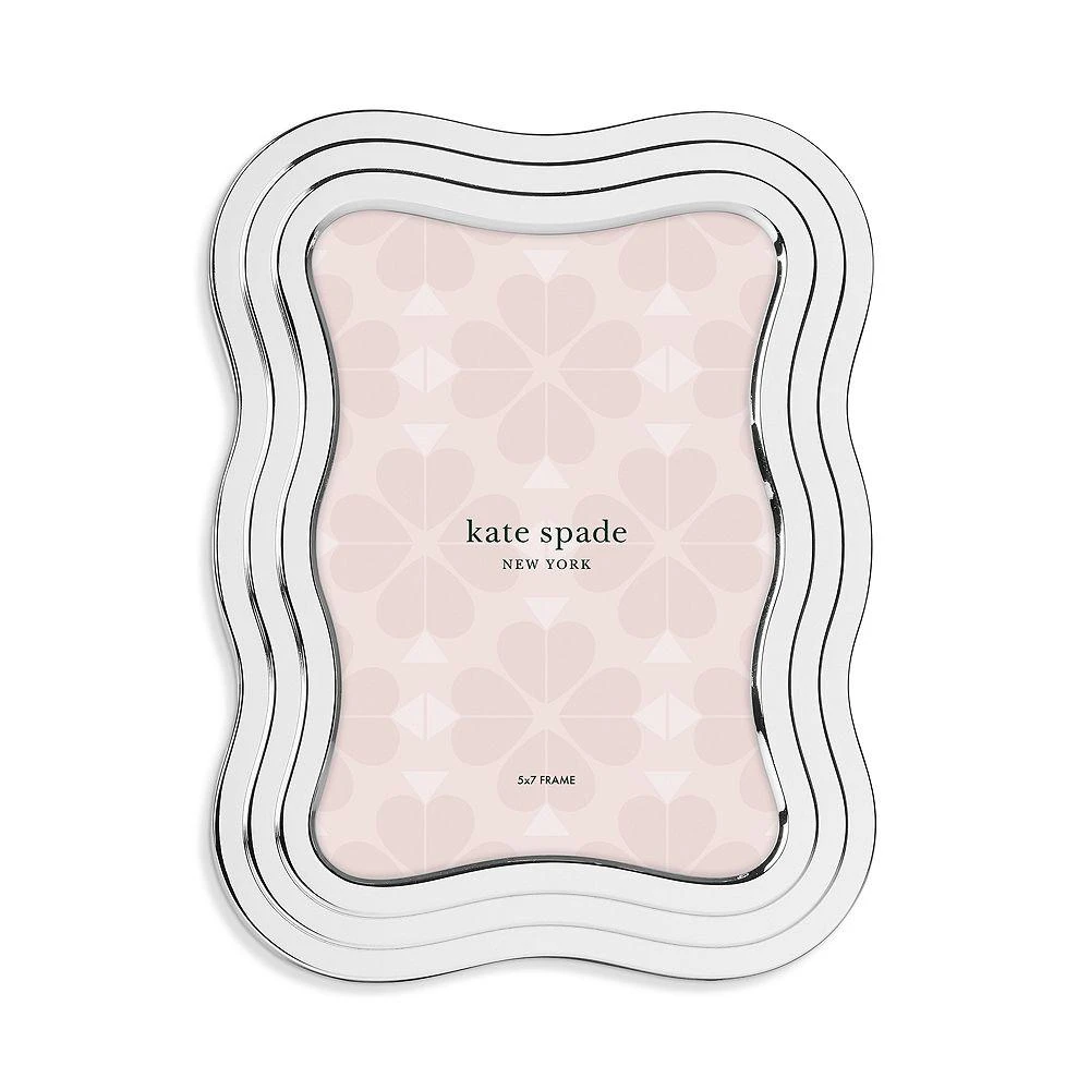 商品Kate Spade|South Street Silver Wavy Frame 5" x 7",价格¥489,第1张图片