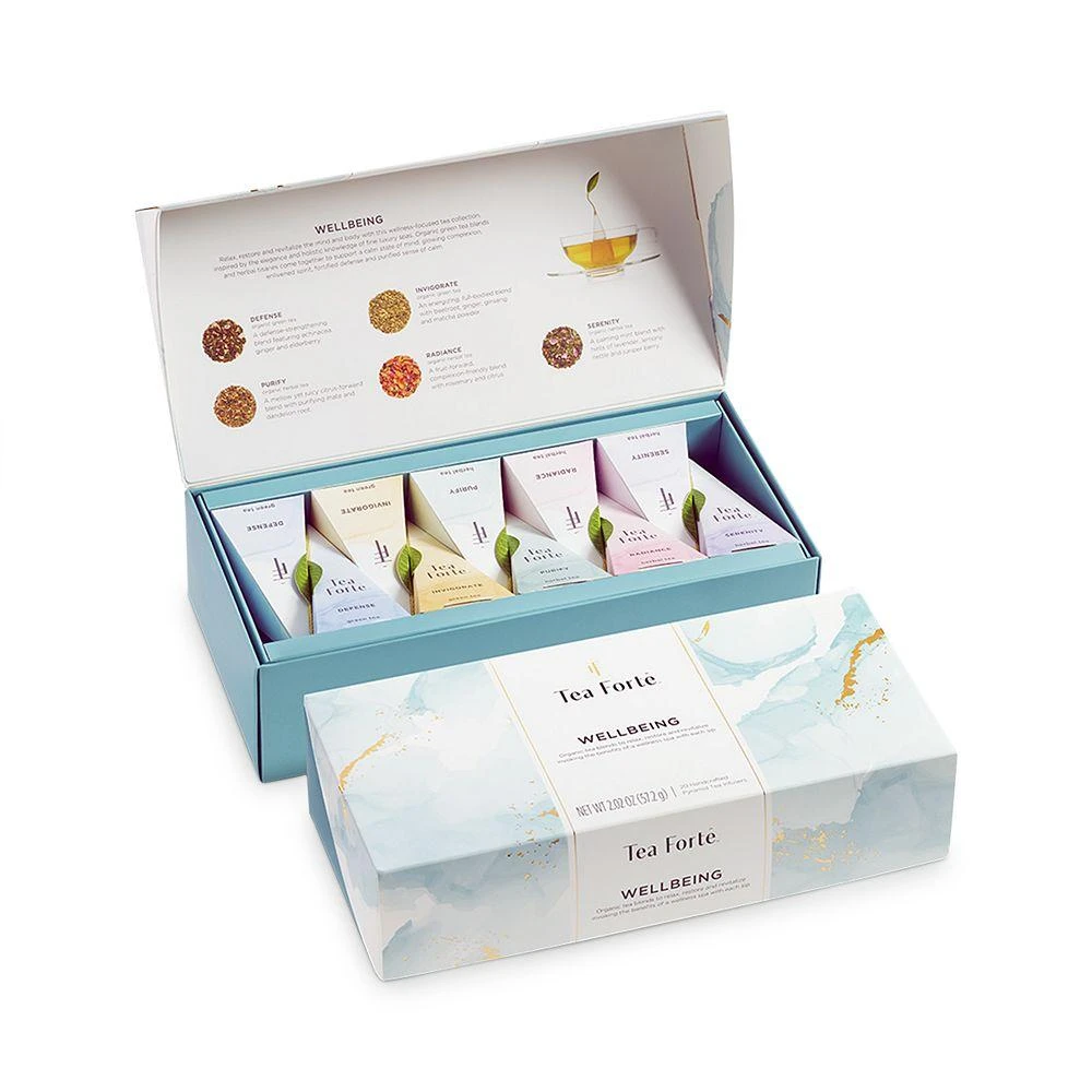 商品Tea Forte|Tea Forte Well Being Petite Presentation Box,价格¥212,第1张图片