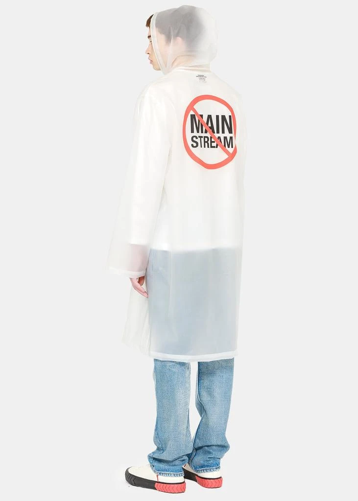 商品Vetements|VETEMENTS Transparent No Mainstream Print Raincoat,价格¥3039,第1张图片