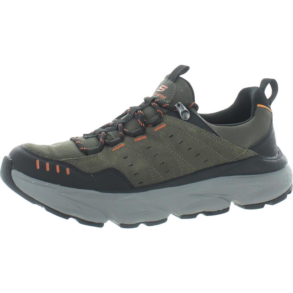 Skechers Mens Delmont - Sonaro Leather Sneakers Athletic Shoes商品第1张图片规格展示