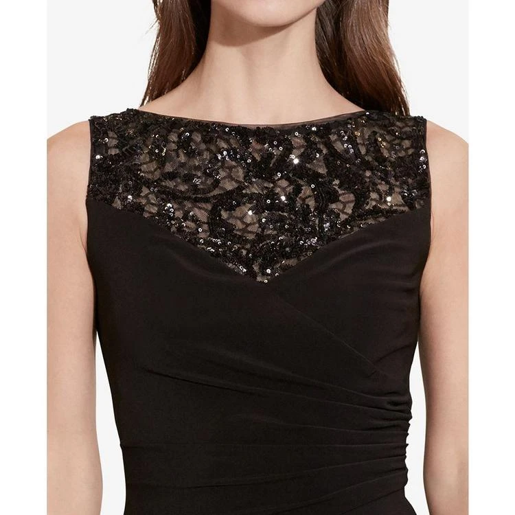 商品Ralph Lauren|Sequined-Yoke Sheath Dress,价格¥749,第2张图片详细描述