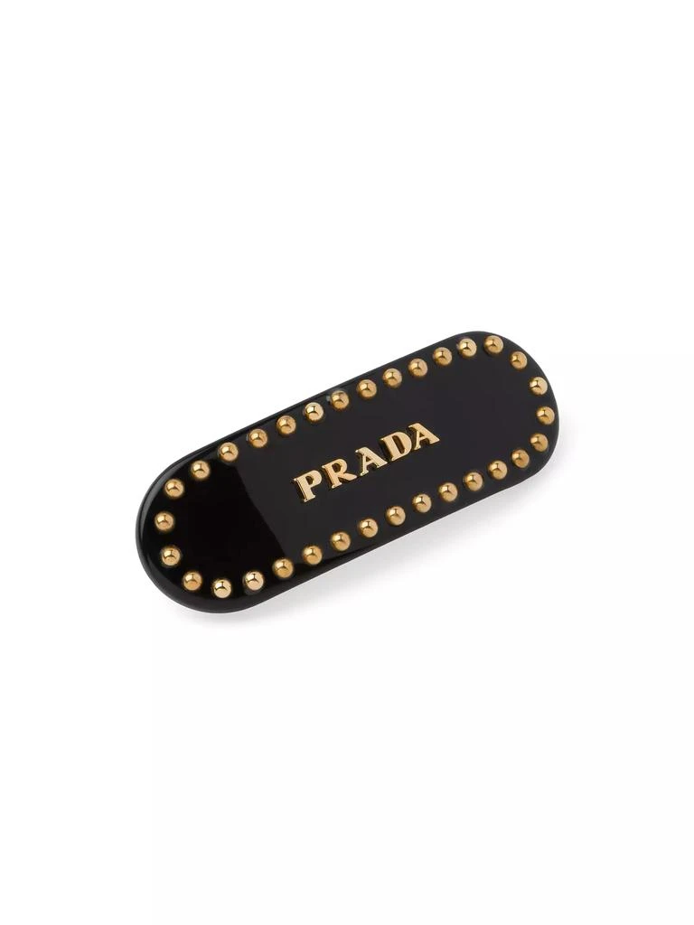 商品Prada|Plex Hair Clip,价格¥3709,第3张图片详细描述