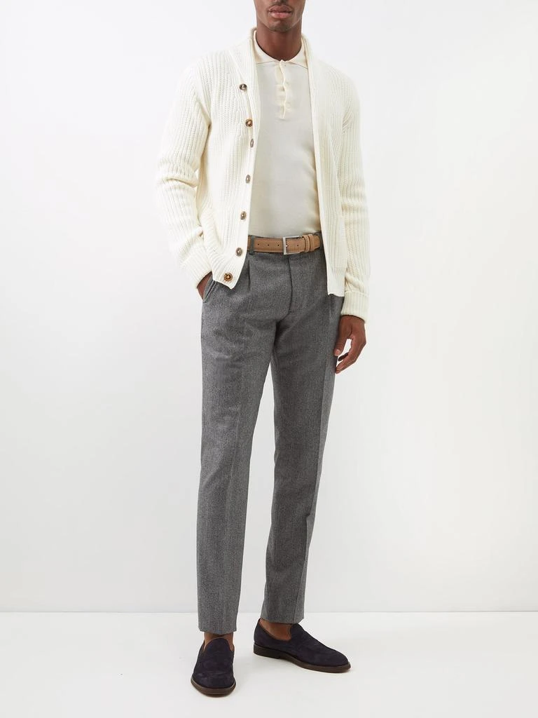 商品Brioni|Saba pleated wool trousers,价格¥4912,第2张图片详细描述