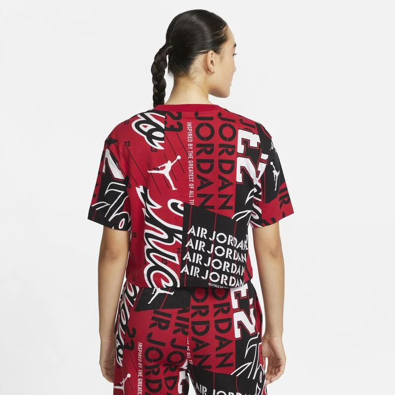 商品Jordan|Jordan Plus AOP Core T-Shirt - Women's,价格¥200,第2张图片详细描述