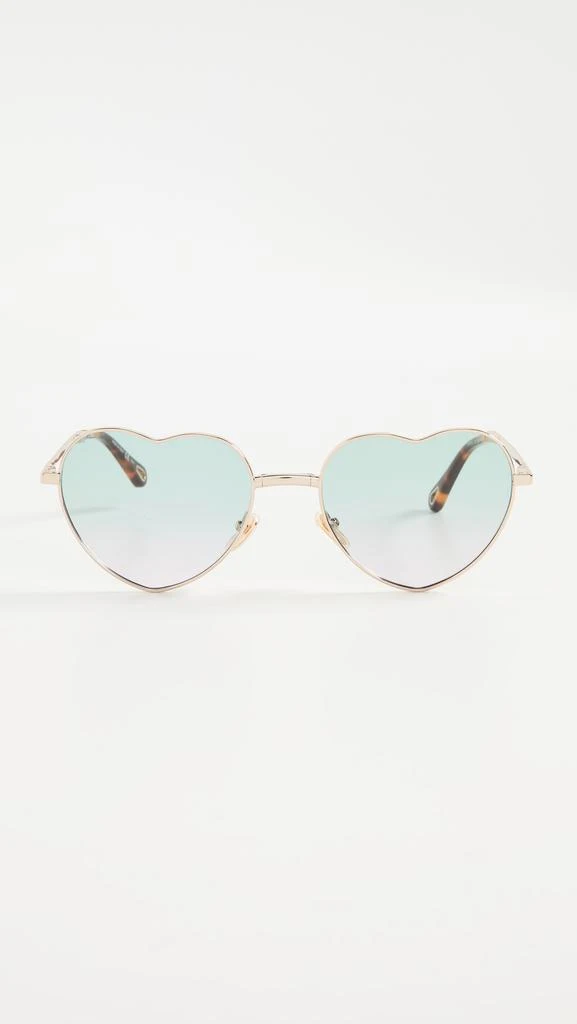 商品Chloé|Chloe Milane 心形太阳镜,价格¥1816,第2张图片详细描述