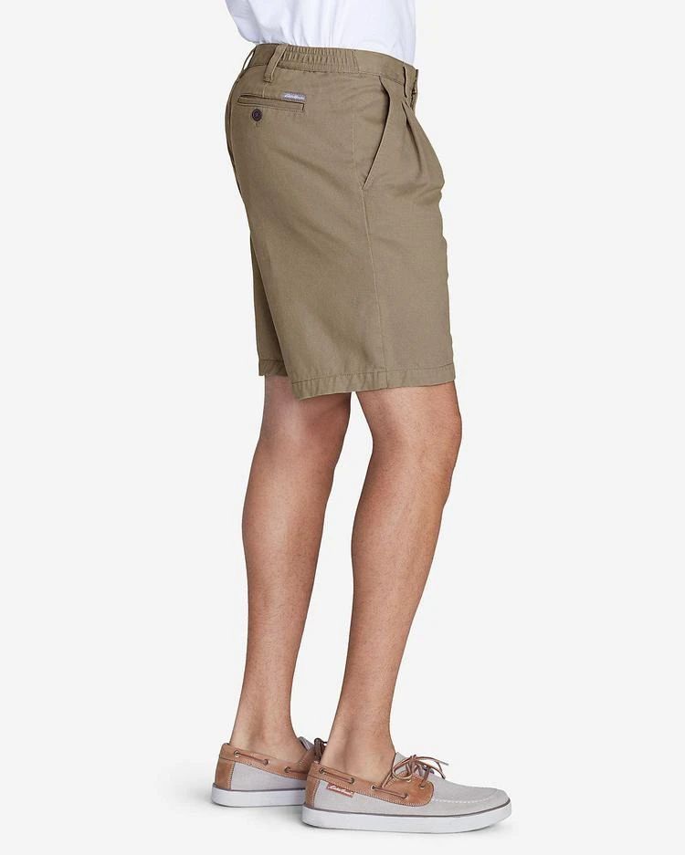 商品Eddie Bauer|男士Men's Legend Wash Side-Elastic Chino Shorts,价格¥224,第3张图片详细描述