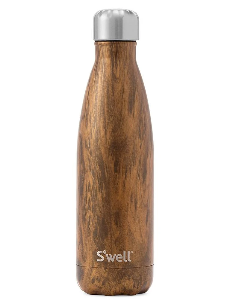 商品S'well|Teakwood Stainless Steel Reusable Water Bottle,价格¥205,第1张图片