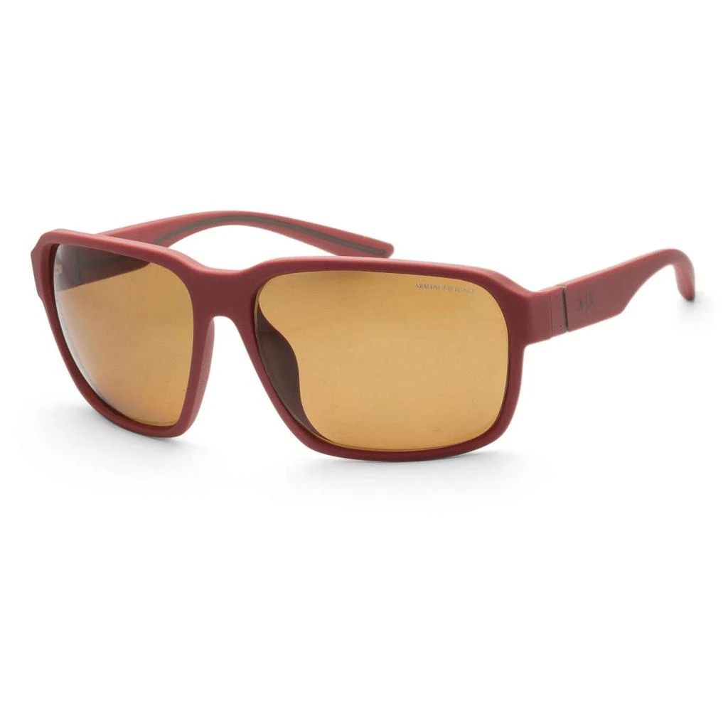 商品Armani Exchange|Armani Exchange Men's Red Pillow Sunglasses,价格¥263,第1张图片