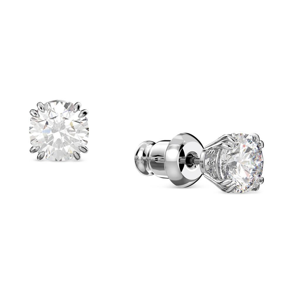 Silver-Tone 2-Pc. Set Crystal Earrings and Necklace, 14-7/8" + 2" extender商品第6张图片规格展示