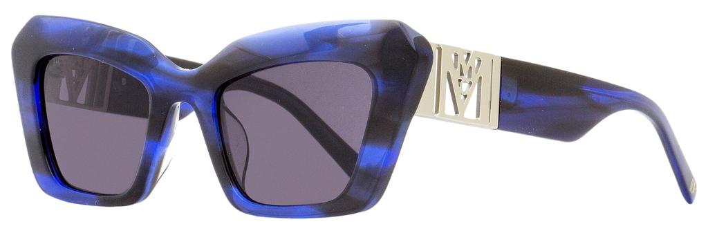 MCM Women's Cat Eye Sunglasses MCM731SLB 460 Blue Tortoise 49mm商品第1张图片规格展示