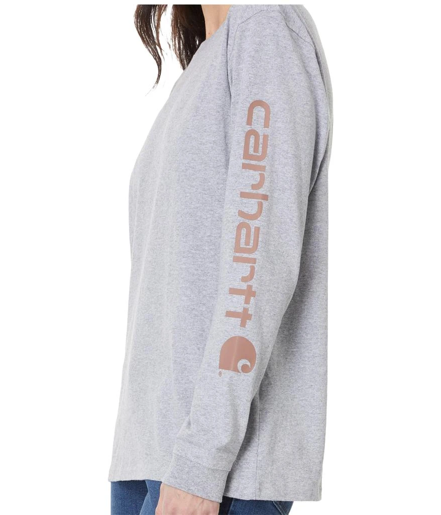 商品Carhartt|Loose Fit Heavyweight Long Sleeve Logo Sleeve T-Shirt,价格¥241,第3张图片详细描述