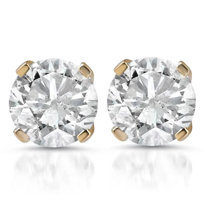 商品Pompeii3|1ct Diamond Studs 14K Yellow Gold,价格¥4418,第1张图片