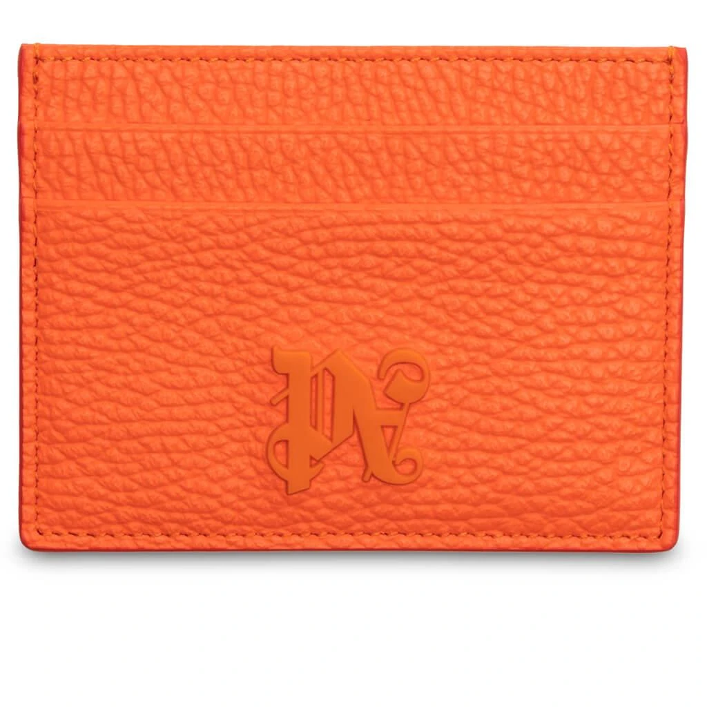 商品Palm Angels|Monogram Cardholder - Orange,价格¥1804,第1张图片