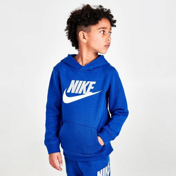 商品NIKE|Little Kids' Nike Sportswear Club Fleece Pullover Hoodie,价格¥186,第1张图片