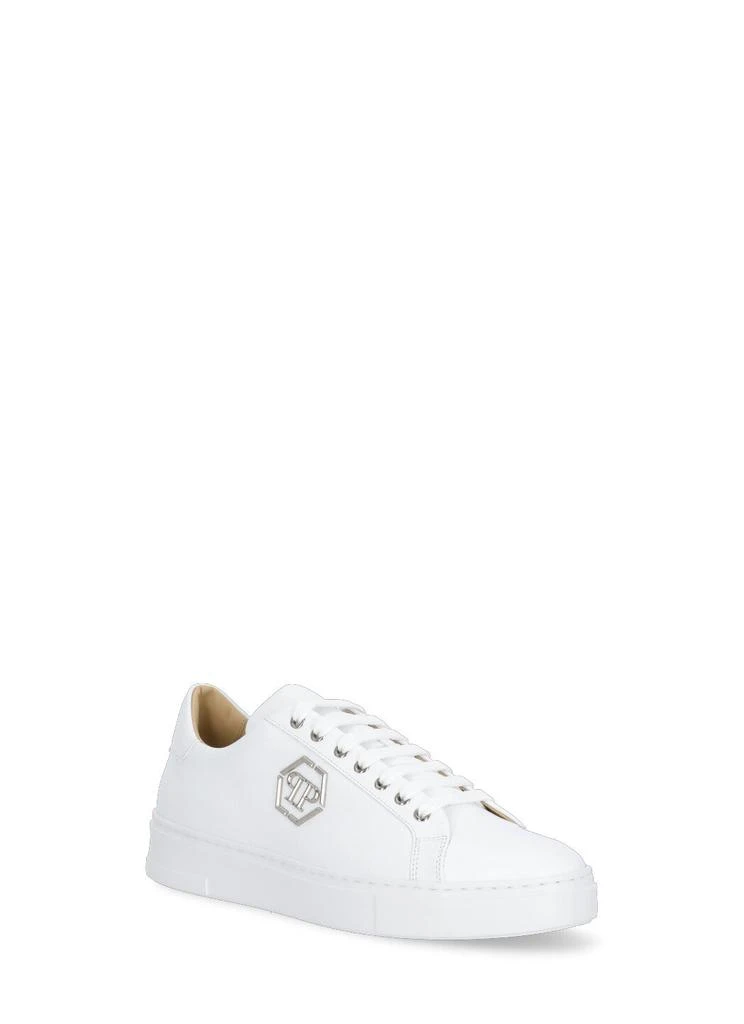 商品Philipp Plein|Philipp Plein Sneakers White,价格¥2188,第2张图片详细描述