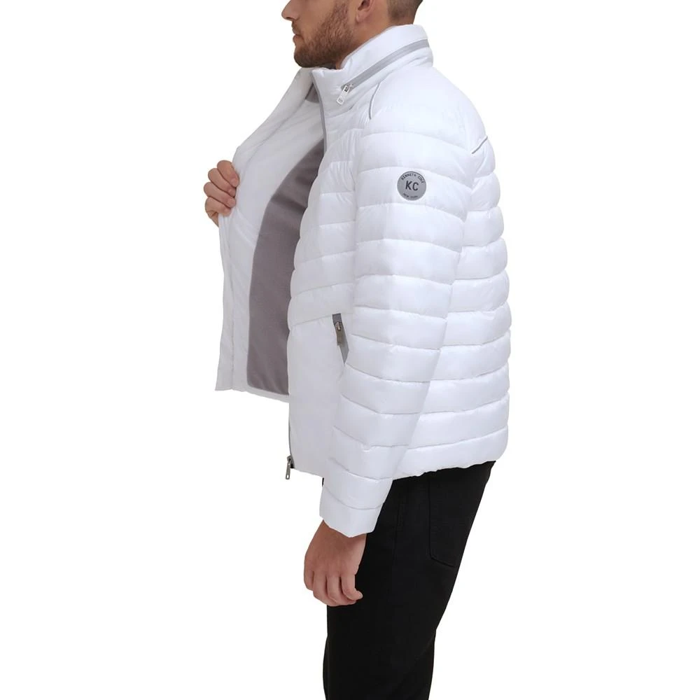 商品Kenneth Cole|Men's Circe Fabric and Fleece Lined Puffer Jacket,价格¥868,第4张图片详细描述