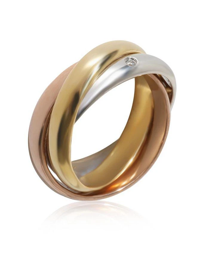 商品[二手商品] Cartier|Trinity Ring in 18K 3-Tone Gold,价格¥15276,第2张图片详细描述