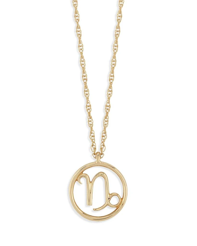 商品Bloomingdale's|Zodiac Pendant Necklace in 14K Yellow Gold  18" - Exclusive,价格¥7426,第1张图片详细描述