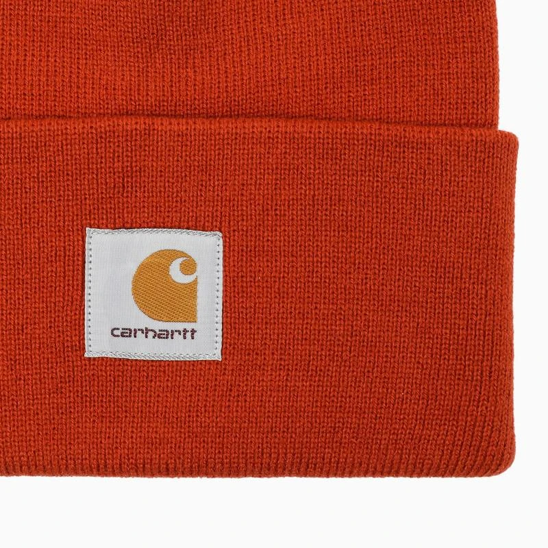 商品Carhartt WIP|Orange logo-patch beanie,价格¥202,第2张图片详细描述