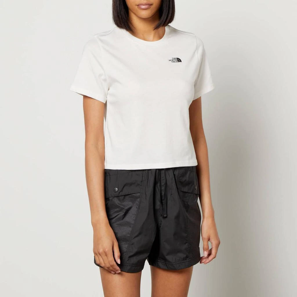 商品The North Face|The North Face Women's Foundation Crop T-Shirt - Gardenia White,价格¥136,第1张图片