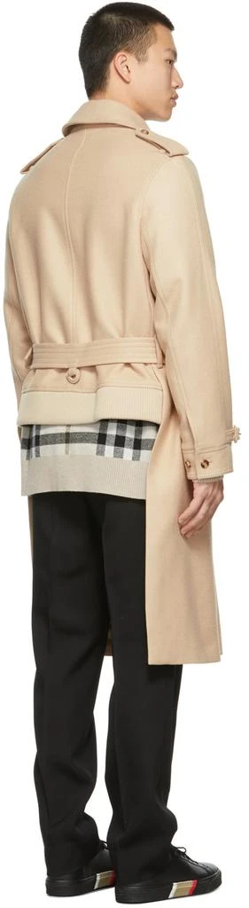 商品Burberry|Beige Camel Reconstructed Trench Coat,价格¥18025,第3张图片详细描述